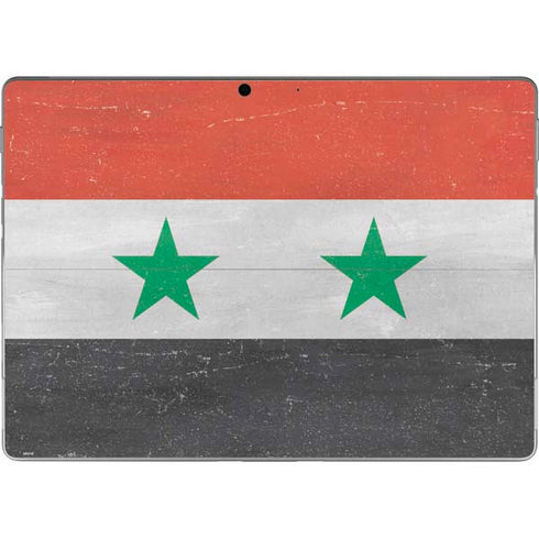 Syria Flag Distressed Surface Pro 8 Skin